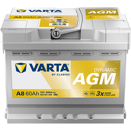 VARTA 560901068K262 - Starterbatterie DYNAMIC AGM