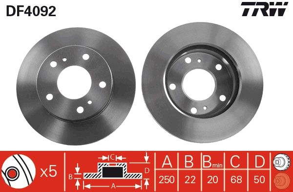 PAIRE DE DISQUES  9900