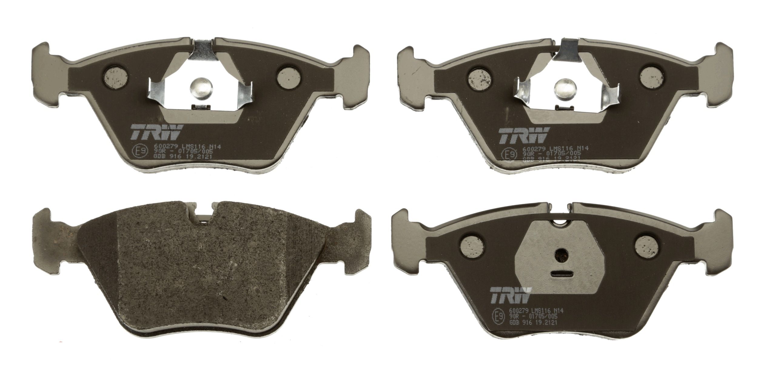 TRW DISC BRAKE PADS - TecDoc 2