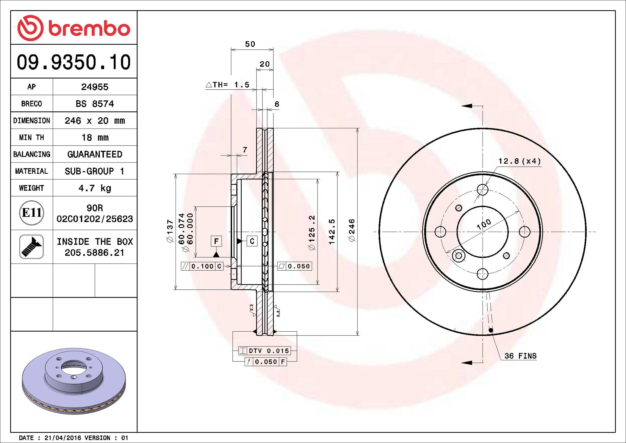 SUZUKI LIANA RH418 04-07 (FRT) - TecDoc 1