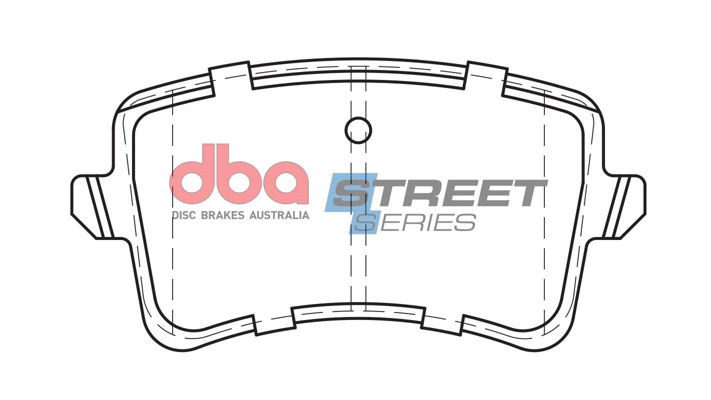 DBA SS STREET SERIES BRAKE PADS [ Audi A4/A5/A6/Q5 2008 - 2017 R ] - TecDoc Only