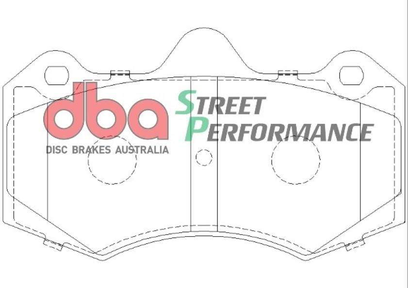 DBA SP PERFORMANCE BRAKE PADS [ HSV 2006 - 2017 R ] - TecDoc Only