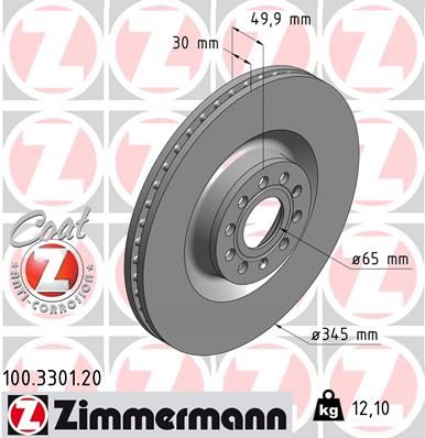 Brake Disc 100.3301.20