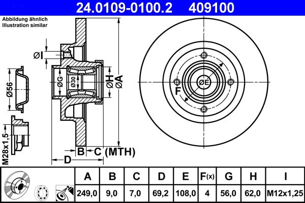 Brake Disc 24.0109-0100.2