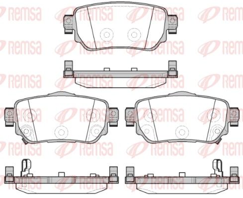 Premium Rear Brake Pad Set Premium Rear Brake Pad Set