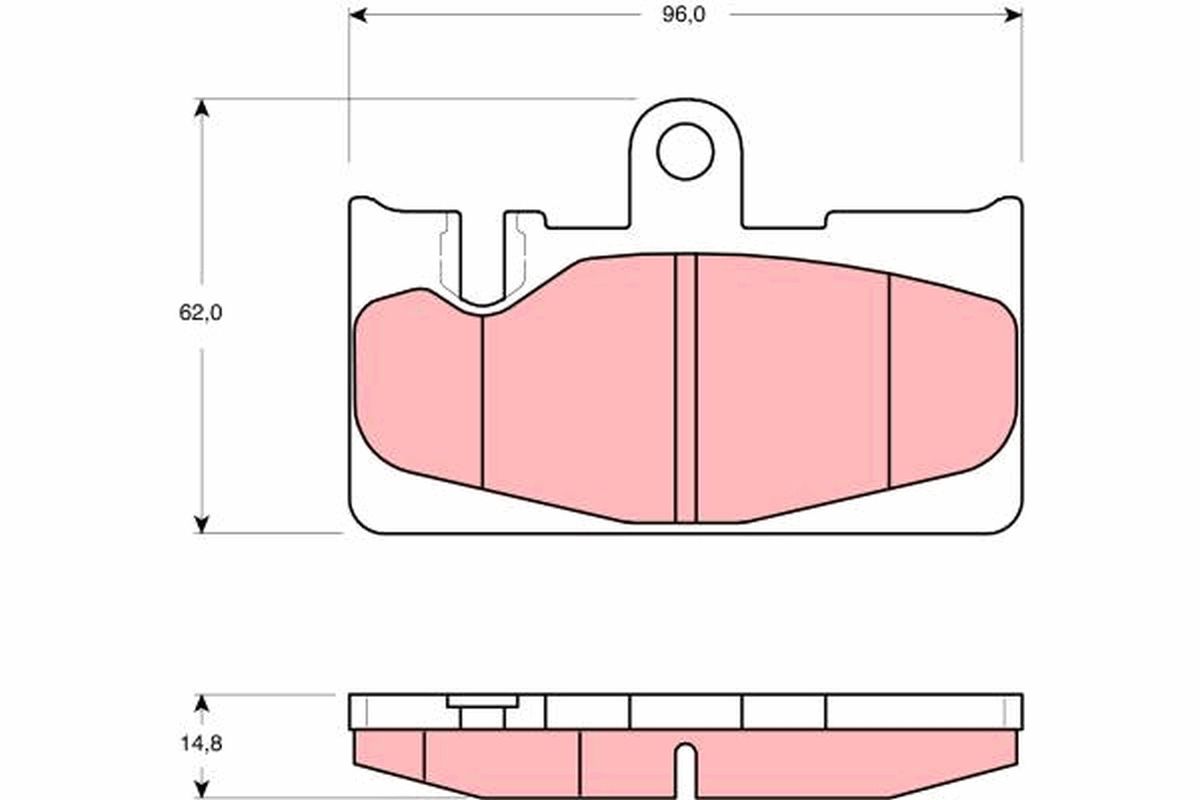 Brake Pad Set, disc brake GDB3323