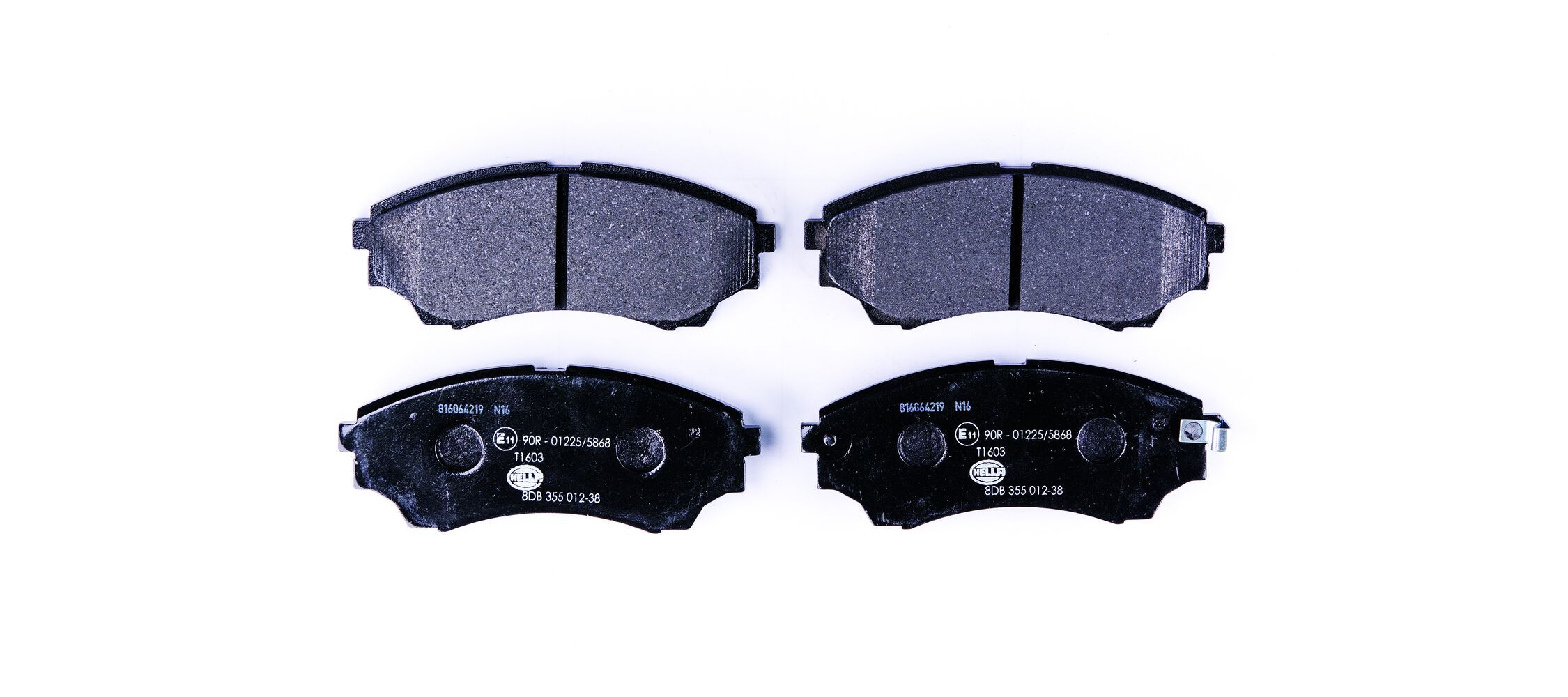 Bremsbelagsatz, Scheibenbremse