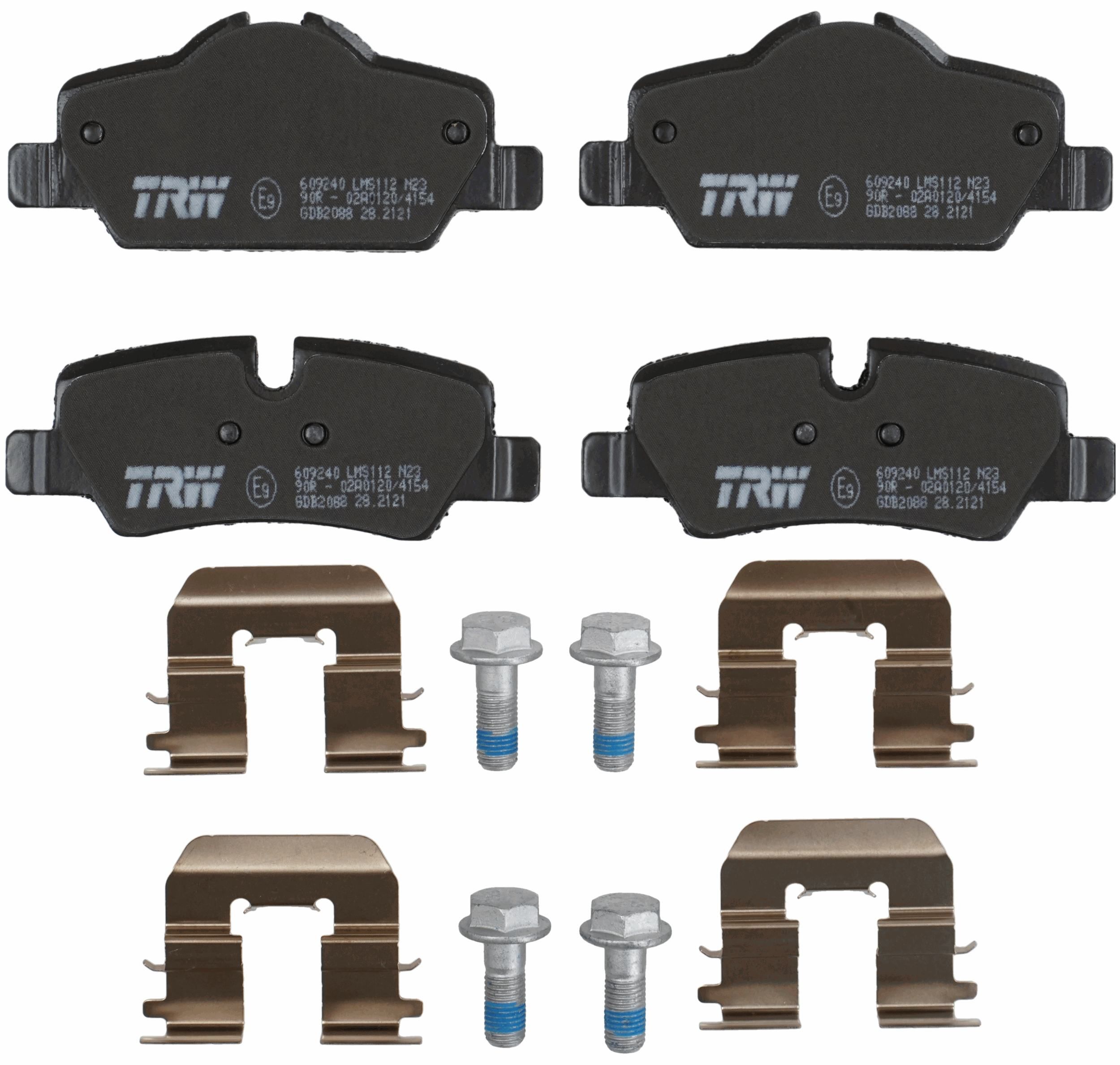 TRW DISC BRAKE PADS - TecDoc 2