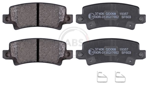 Brake Pad Set, disc brake 37406