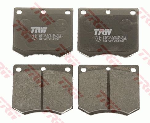 TRW DISC BRAKE PADS - TecDoc 2