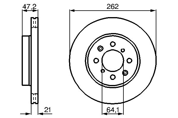 Brake Disc 0 986 478 657