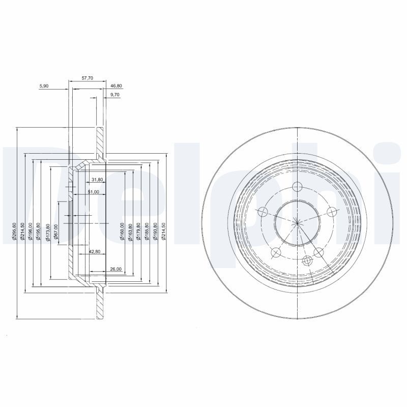 Brake Disc BG3969