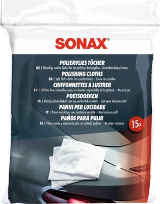 SONAX PolierVliesT&uuml;cher / 15 St&uuml;ck