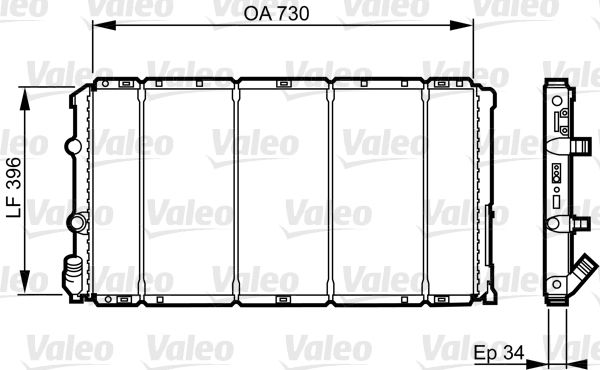 RAD MOT RENAULT MASTER II - OPEL MO  .