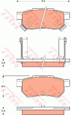 TRW DISC BRAKE PADS - TecDoc Only