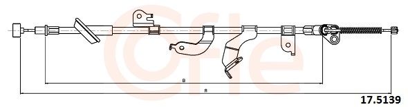 COFLE 17.5139 - Seilzug, Feststellbremse