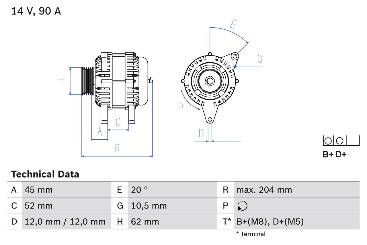 Alternator 0 986 049 610