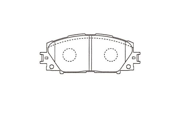 Комплект тормозных колодок, дисковый тормоз KBP-9140