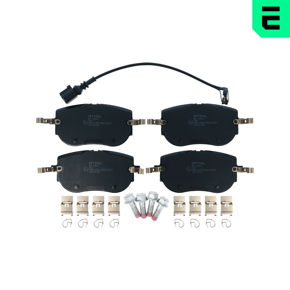 Bremsbelagsatz, Scheibenbremse