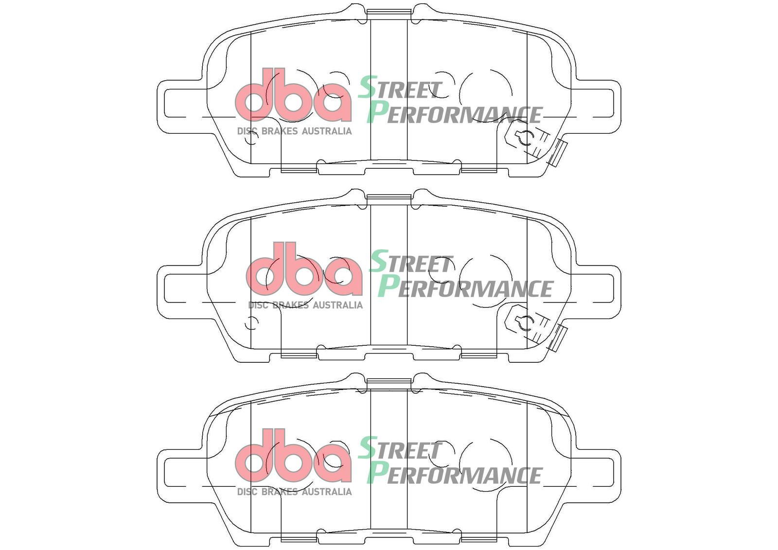 DBA SP PERFORMANCE BRAKE PADS [ Nissan Xtrail -T32, Nissan Pathfinder 2013-on R ] - TecDoc Only