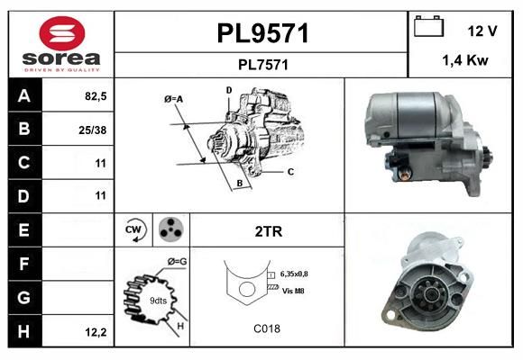 DEMARREUR PL - KUBOTA