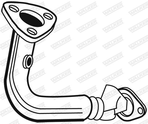 TUBE AVANT PEUGEOT 206 1360 CC. 55  0304