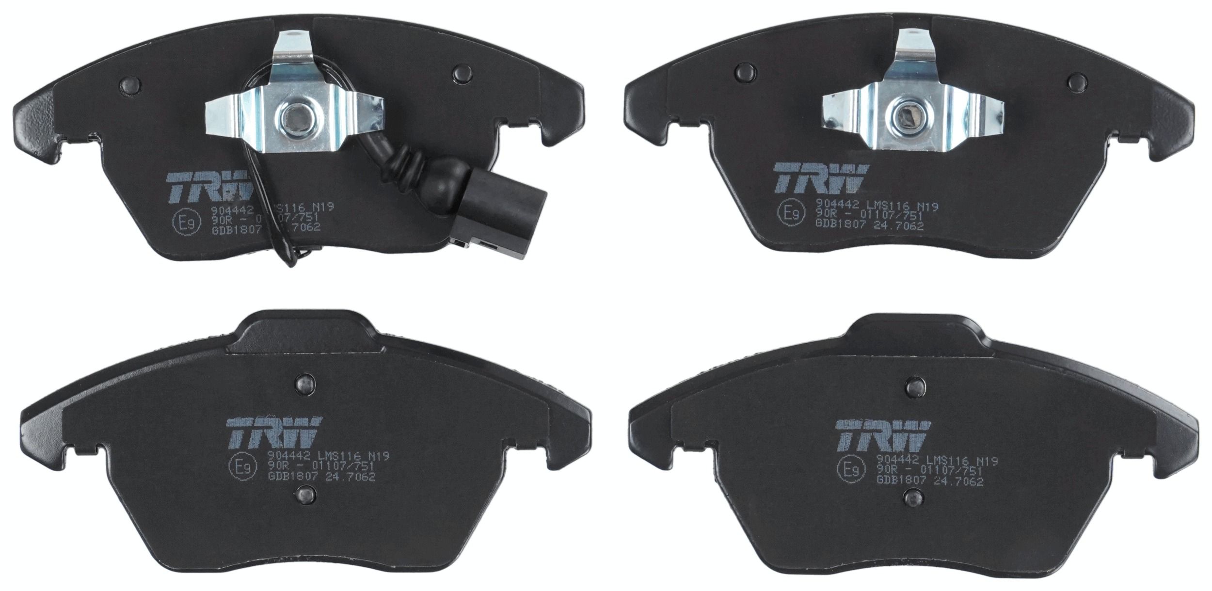 TRW DISC BRAKE PADS - TecDoc 2