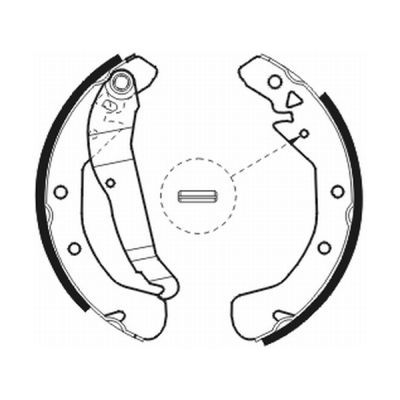 Brake Shoe Set C0X009ABE