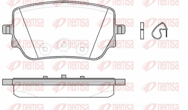 Brake Pad Set, disc brake 1829.00