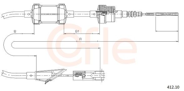 Seilzug, Kupplungsbetätigung