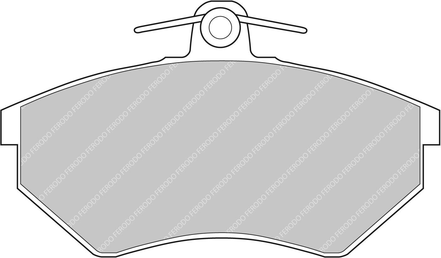 FERODO RACING FCP775H - Bremsbelagsatz, Scheibenbremse DS2500