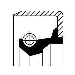 CORTECO 12011499B Shaft Seal, wheel hub