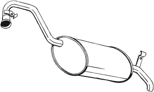 200-211 KH hátsó hangtompító