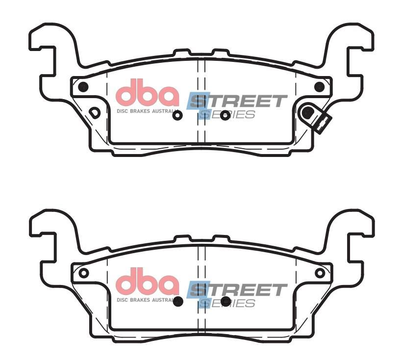 DBA SS STREET SERIES BRAKE PADS [ Hummer 2006 - 2008 R ] - TecDoc Only