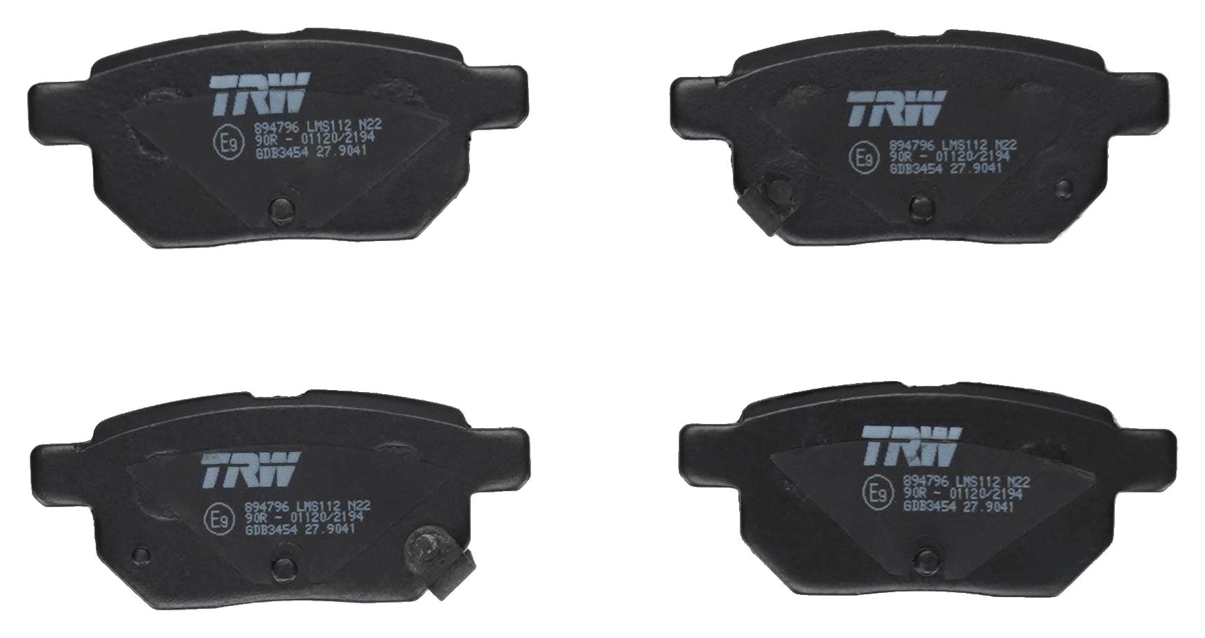 TRW DISC BRAKE PADS - TecDoc 2