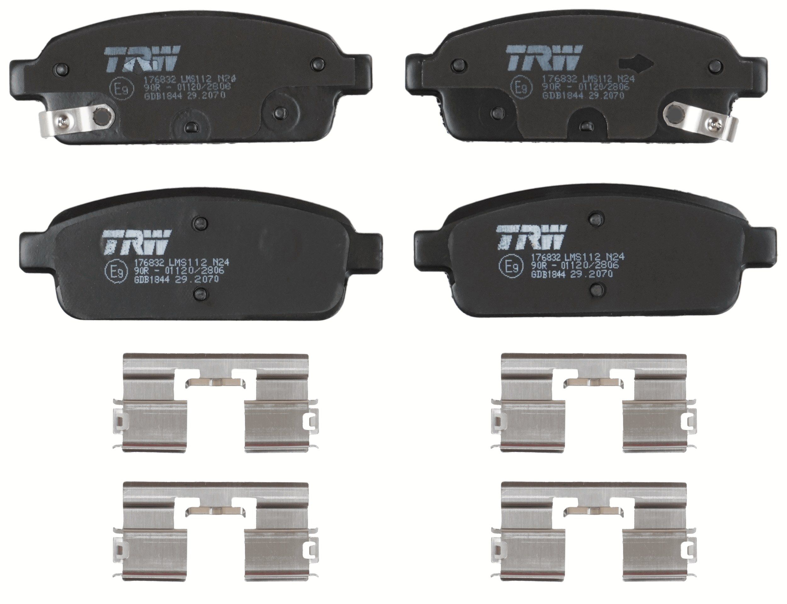 TRW DISC BRAKE PADS - TecDoc 2