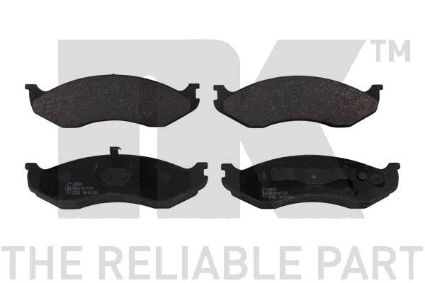 Bremsbelagsatz, Scheibenbremse