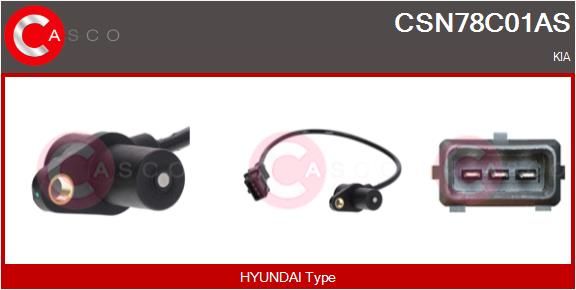 CSN78C01AS CASCO Brand New HQ impulzusadó, főtengely