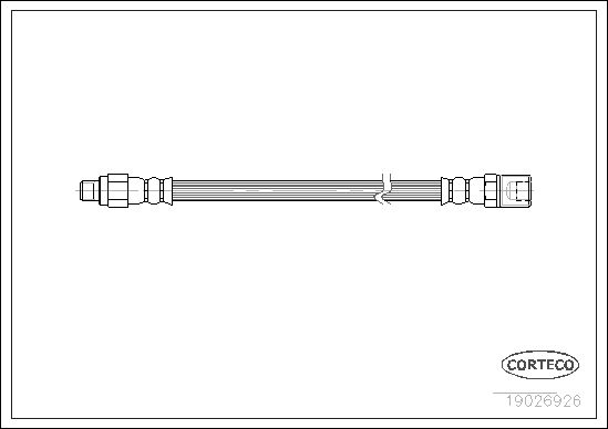 FLEXIBLE DE FREIN IVECO 30-8,35-  0705