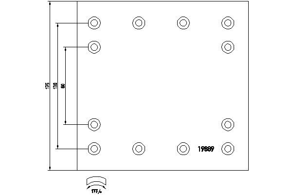 BANDE SUPPORT TOILE  3M™ CUBITRON™ II 984F, 50 MM  X 2000 MM, 80+