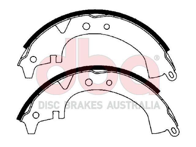 Street Series Brake Shoes [Toyota Corona 228.6mm] - TecDoc Only