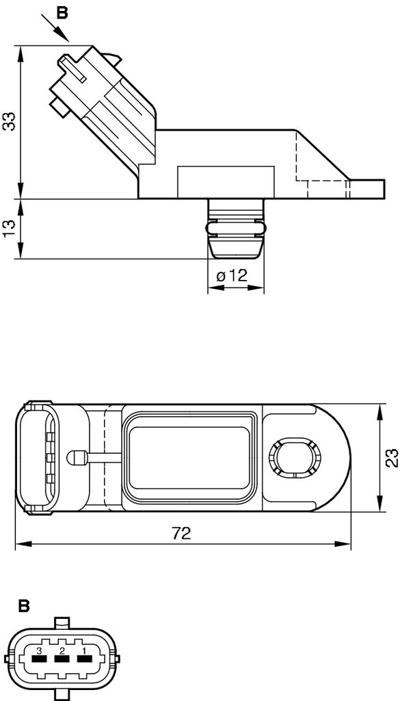 Sensor, Saugrohrdruck