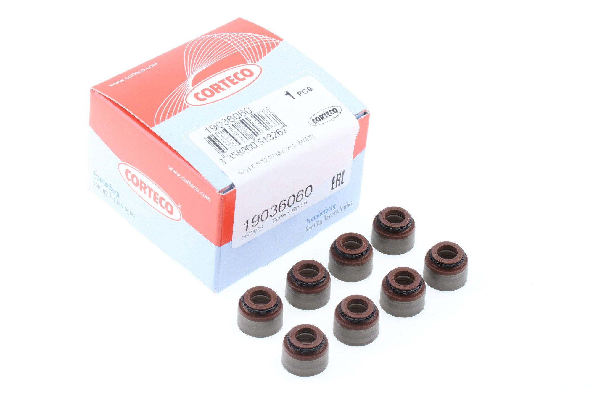 CORTECO 19036060 - Dichtungssatz, Ventilschaft