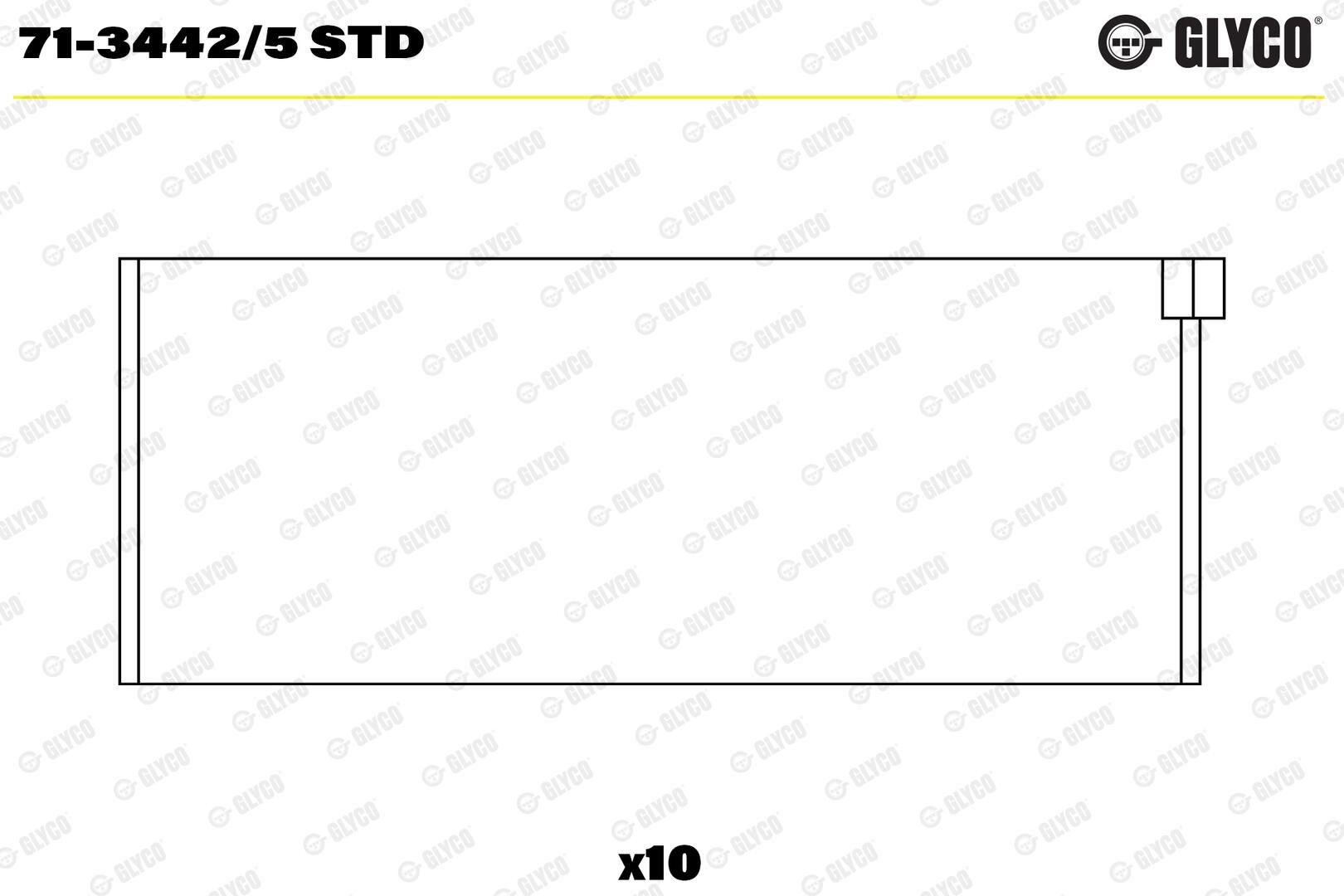 GLYCO 71-3442/5 STD - Pleuellager