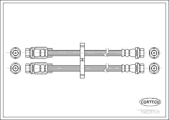 FLEXIBLE DE FREIN FIAT-FIAT L.T.  0705