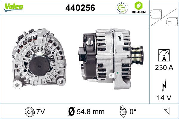 440256 VALEO REMANUFACTURED PREMIUM generátor