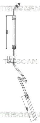 TRISCAN 8516 29002 Hydraulic Hose, steering