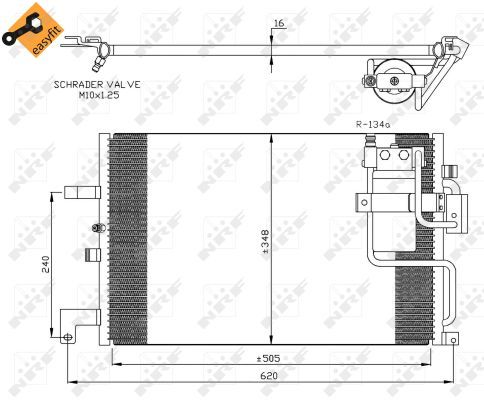 Condenser, air conditioning 35299