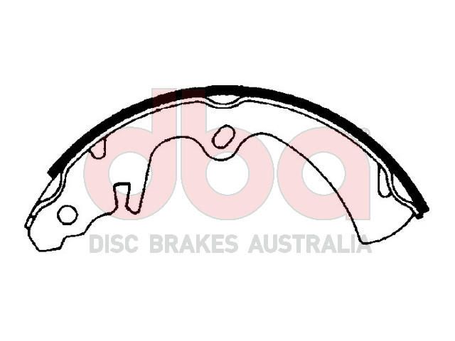 Street Series Brake Shoes [Mazda 323 200mm] - TecDoc Only