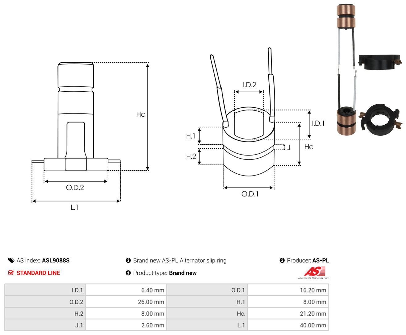 Schleifring, Generator